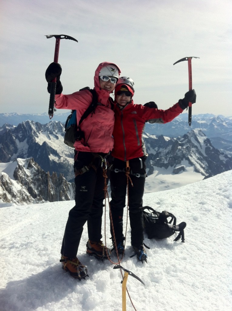 4_z Magdą Rakowską na szczycie Mt Blanc